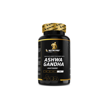 A black bottle labeled